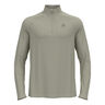 Essential 1/2 Zip Laufshirt Herren-grau
