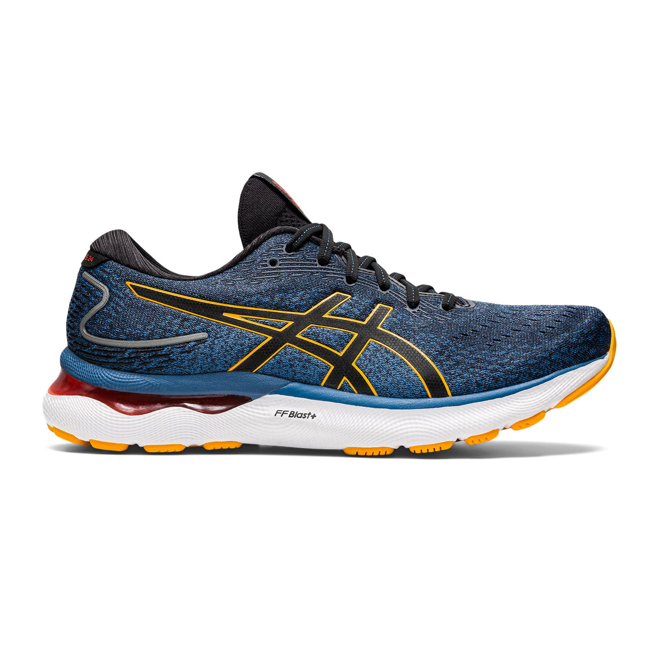 ASICS Gel Nimbus 24 Neutralschuh Herren Blau Orange online kaufen Running Point AT
