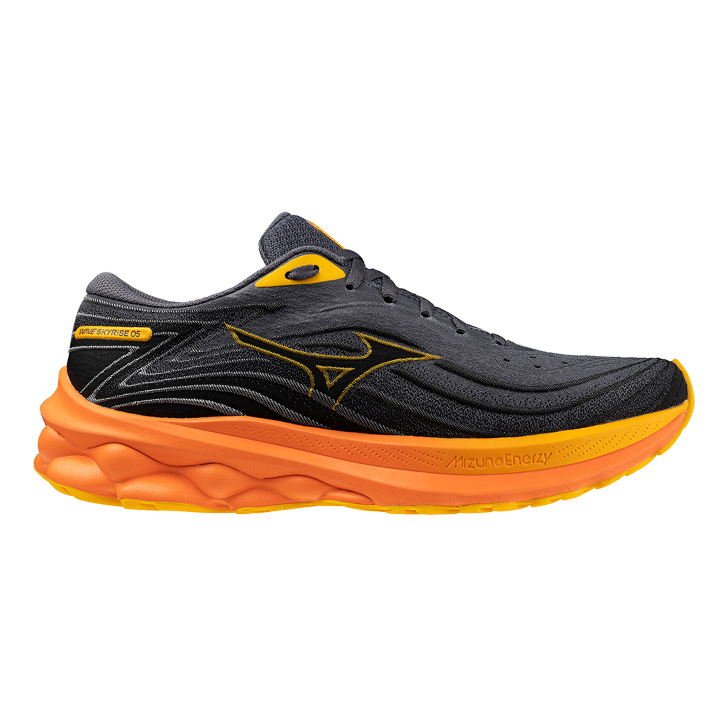 Mizuno Wave Skyrise 5 Neutralschuh Herren Dunkelgrau Orange online kaufen Running Point AT