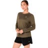 Core Laufshirt Damen-gr&uuml;n