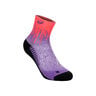 Performance Run Quarter Laufsocken-Rot,Lila