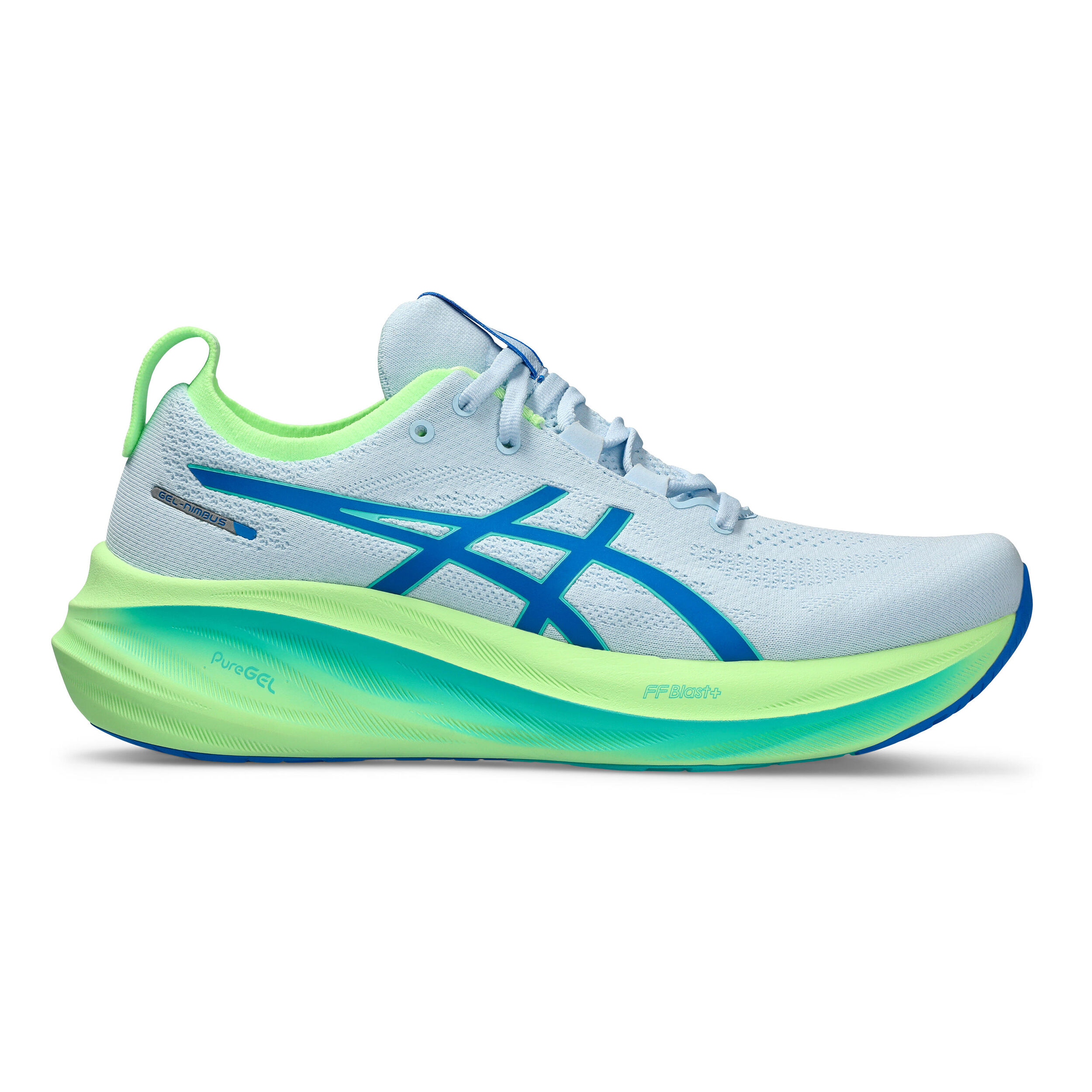 ASICS Gel Nimbus 26 Lite Show Neutralschuh Herren Hellblau Neongrun online kaufen Running Point AT