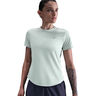 Swift Laufshirt Damen - oliv, silber
