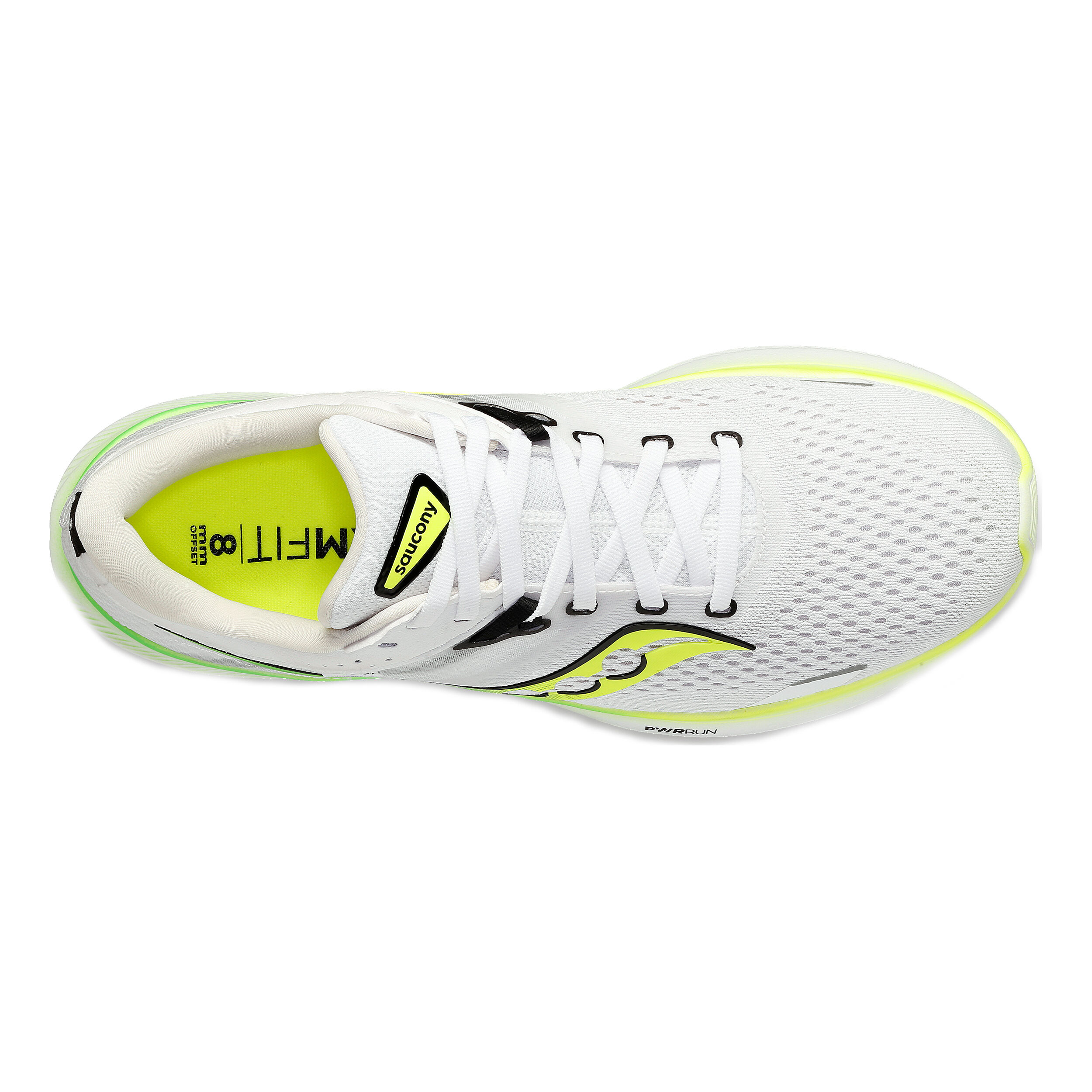 Saucony Ride 16 Neutralschuh Herren WeiB Neongrun online kaufen Running Point AT