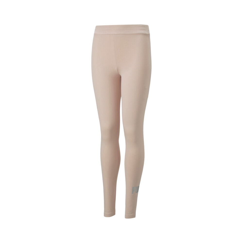 Puma Essential + Logo Tight Kinder - Beige, Größe XS
